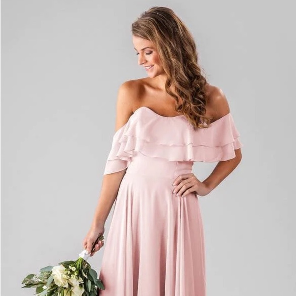 Kennedy Blue BLUSH bridesmaid dress